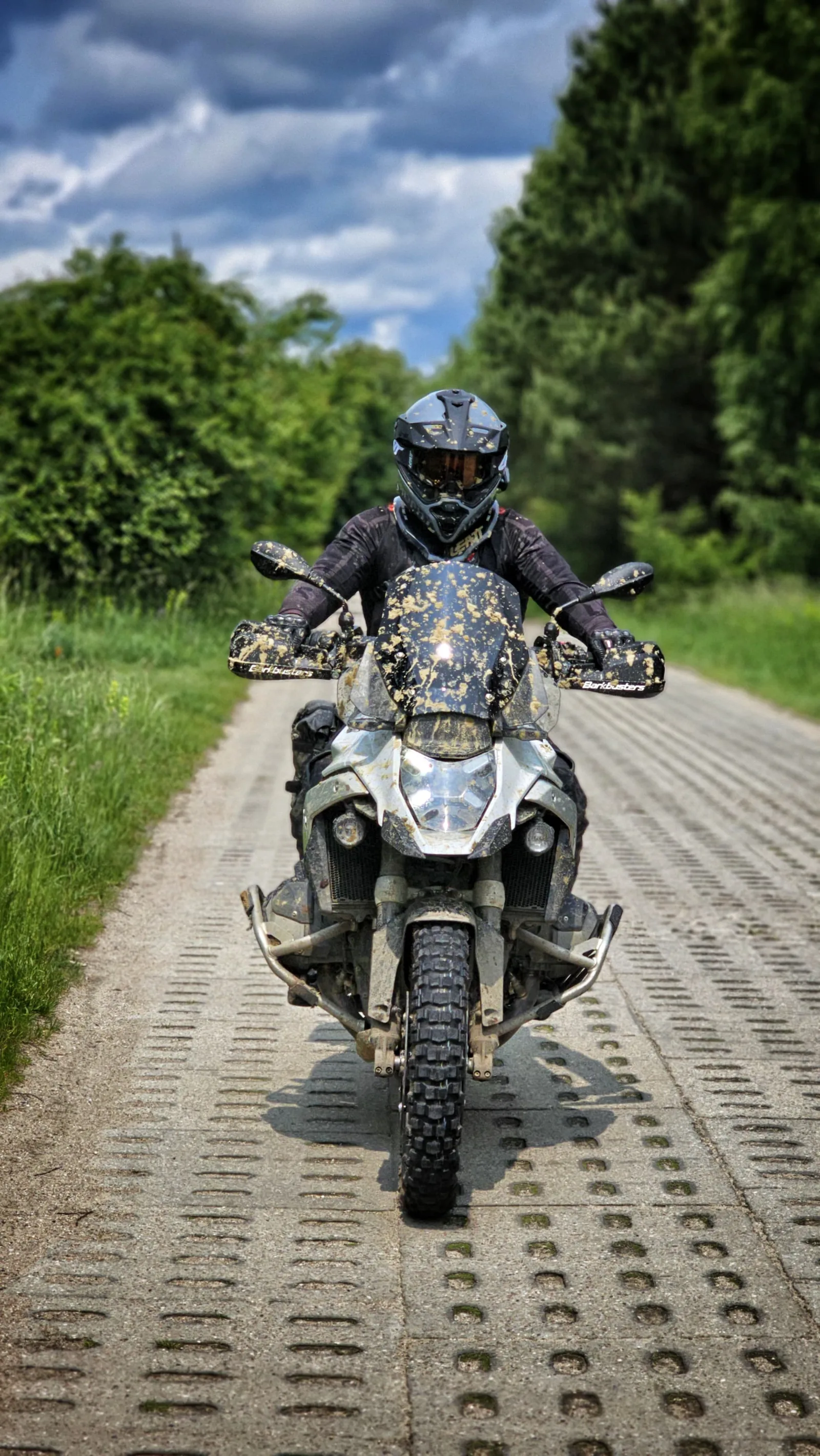 Motorradfahrer unterwegs