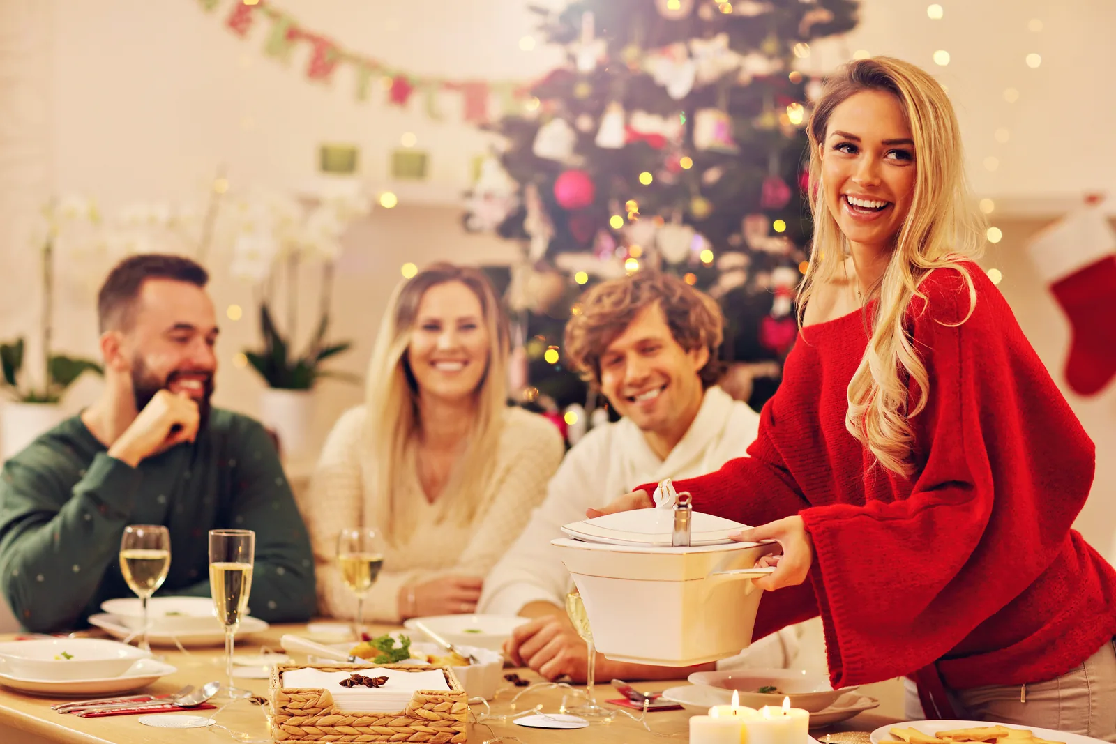 Christmas around a shared table